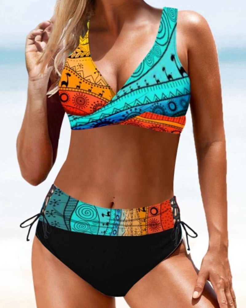LP | Costume da bagno bikini colorato