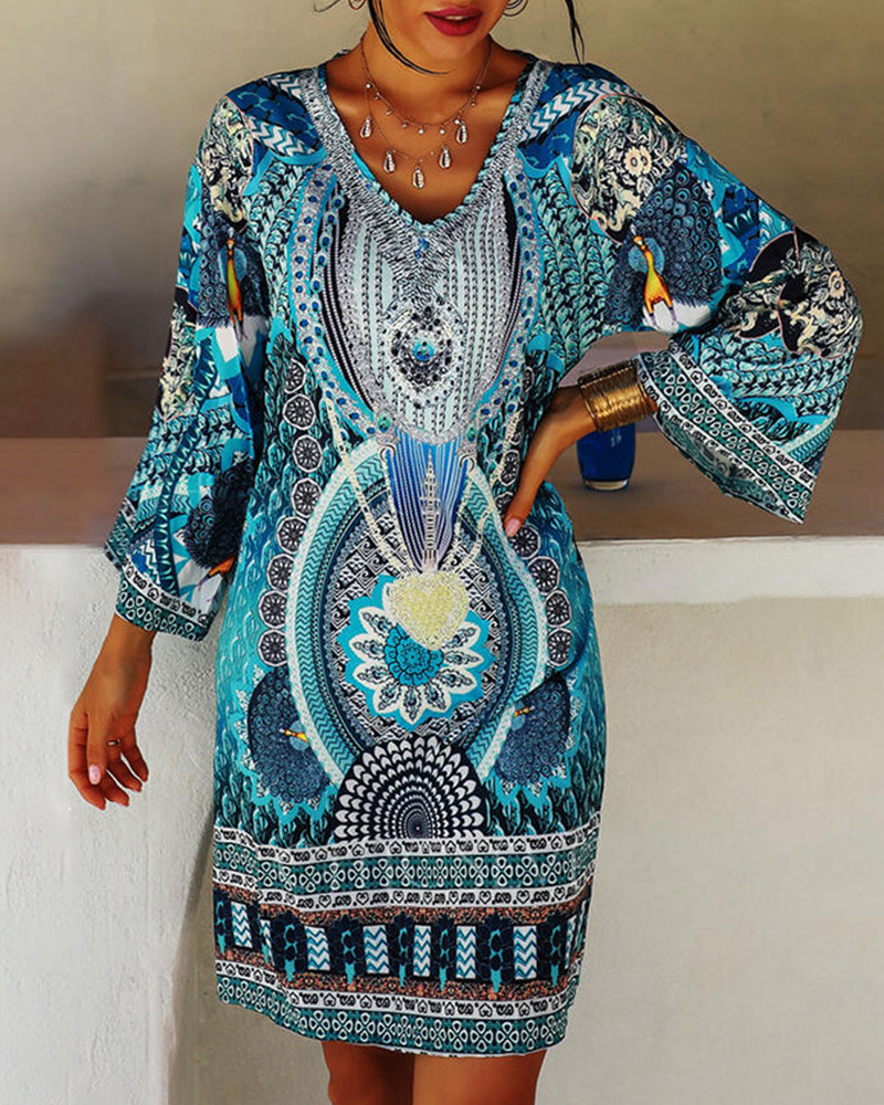 LP | Mini abito allentato Boho