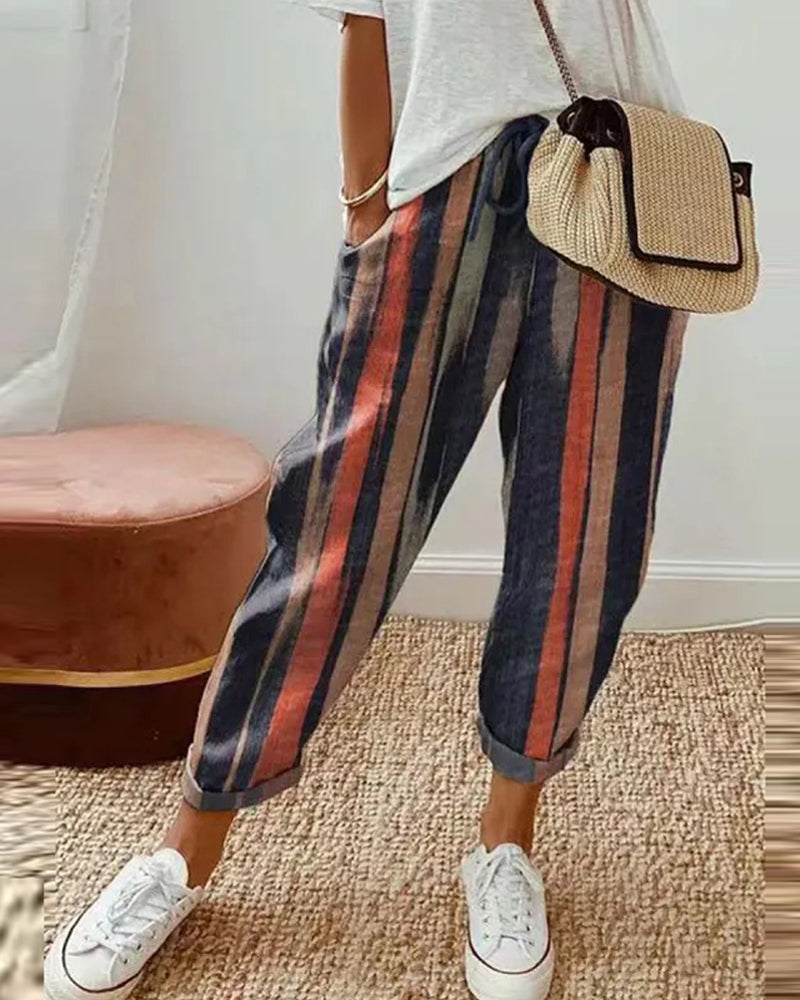 LP | Pantaloni di corda arrotolati