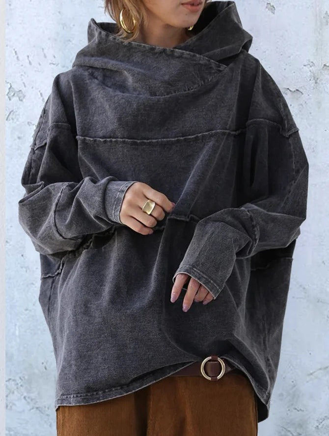 LP | Felpa con cappuccio alla moda in cotone