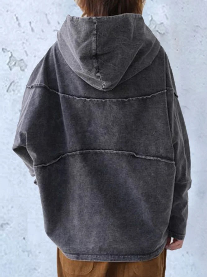 LP | Felpa con cappuccio alla moda in cotone