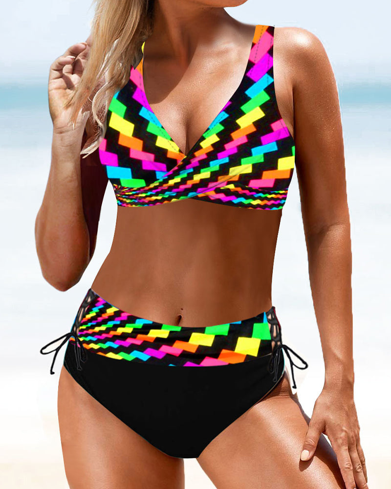 LP | Costume da bagno bikini colorato