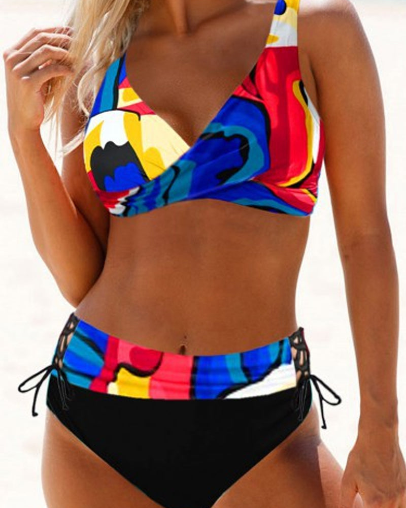 LP | Costume da bagno bikini colorato