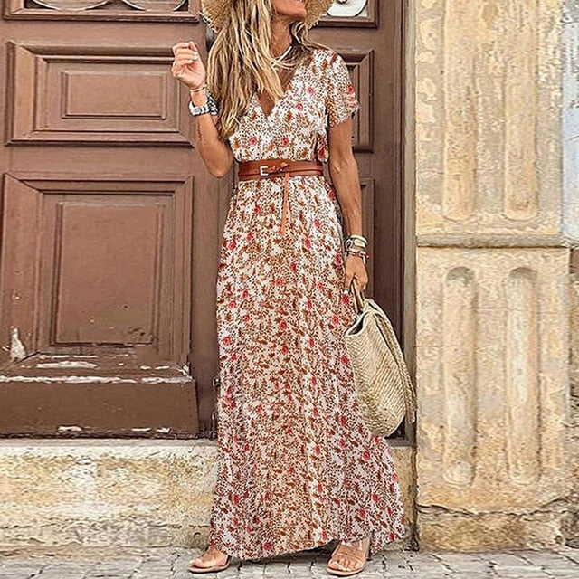 LP | Maxi abito boho con spacco