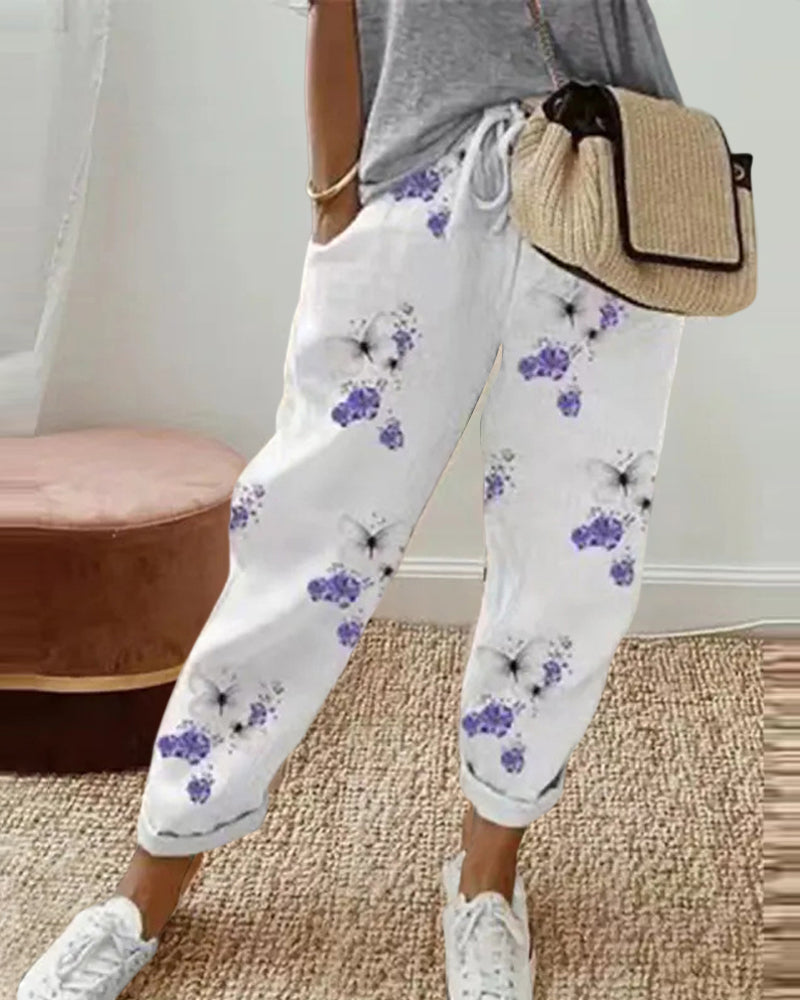 LP | Pantaloni di corda arrotolati
