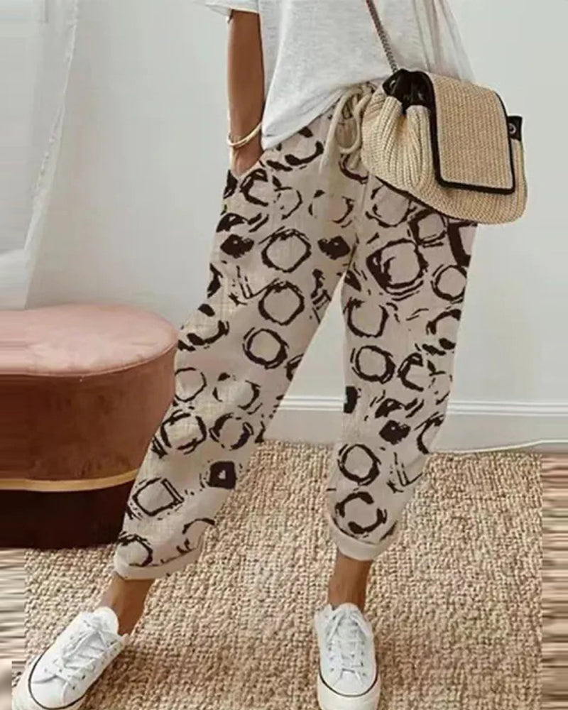 LP | Pantaloni di corda arrotolati