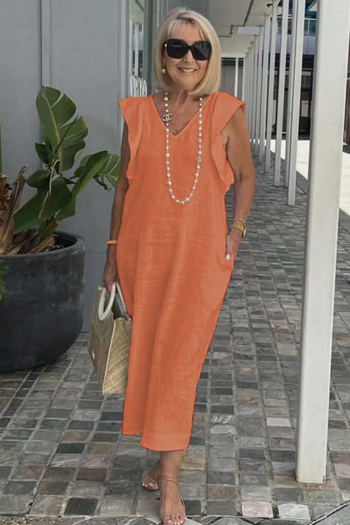 LP | Abito elegante con maniche arricciate