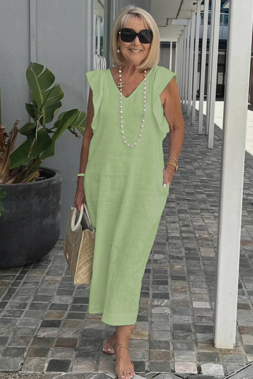 LP | Abito elegante con maniche arricciate