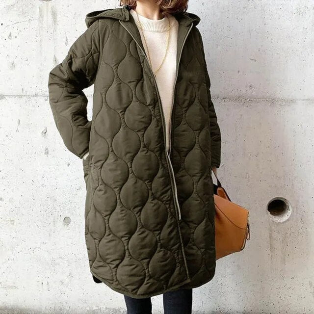 LP | Nuova giacca parka casual con cappuccio in argyle