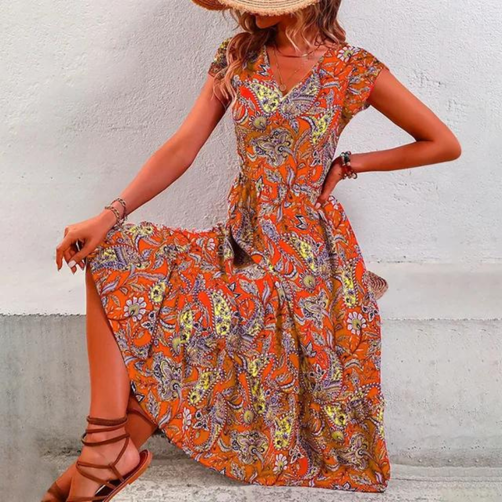 LP | Elegante abito floreale vintage