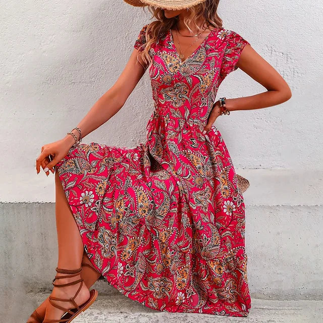 LP | Elegante abito floreale vintage