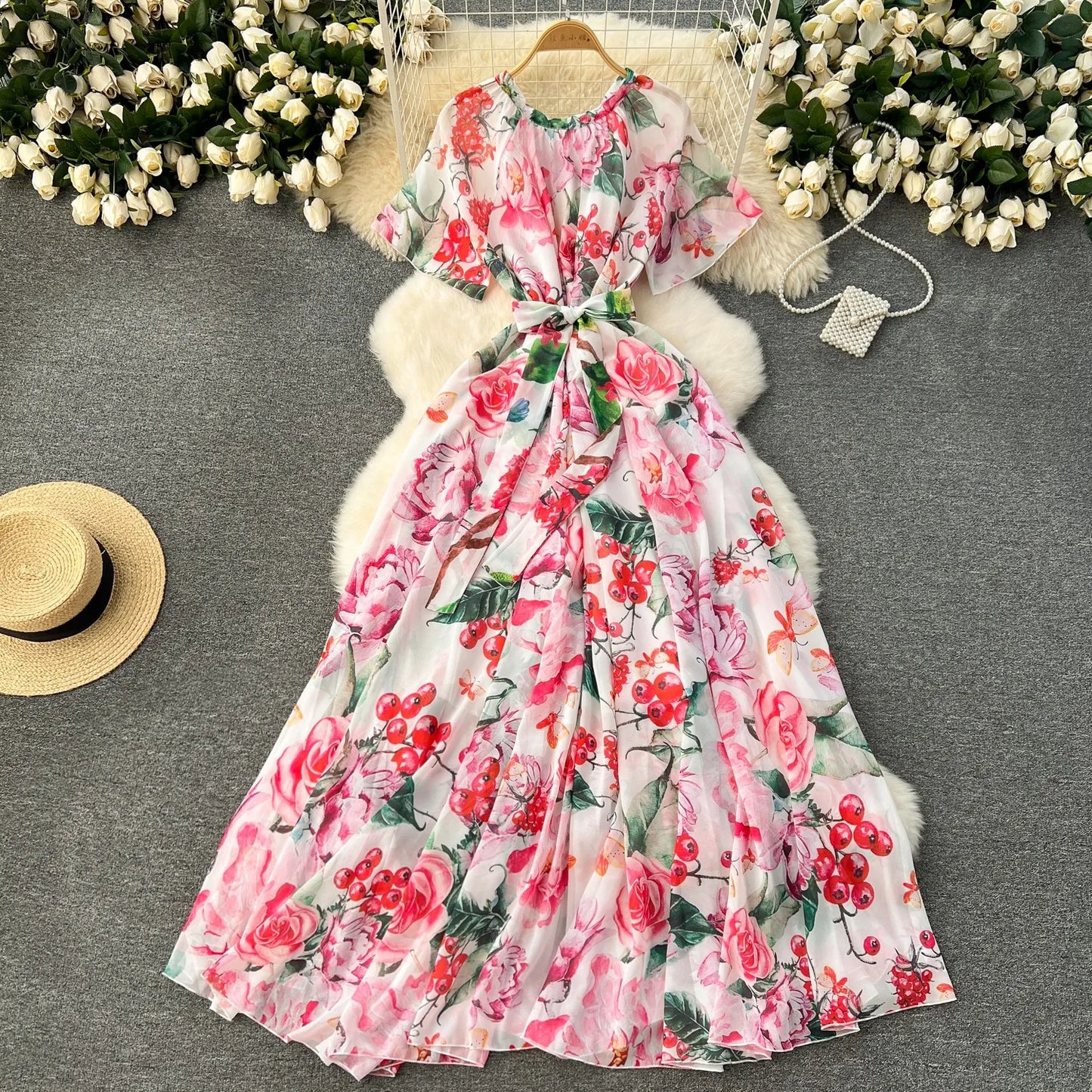 LP | Abito elegante con stampa