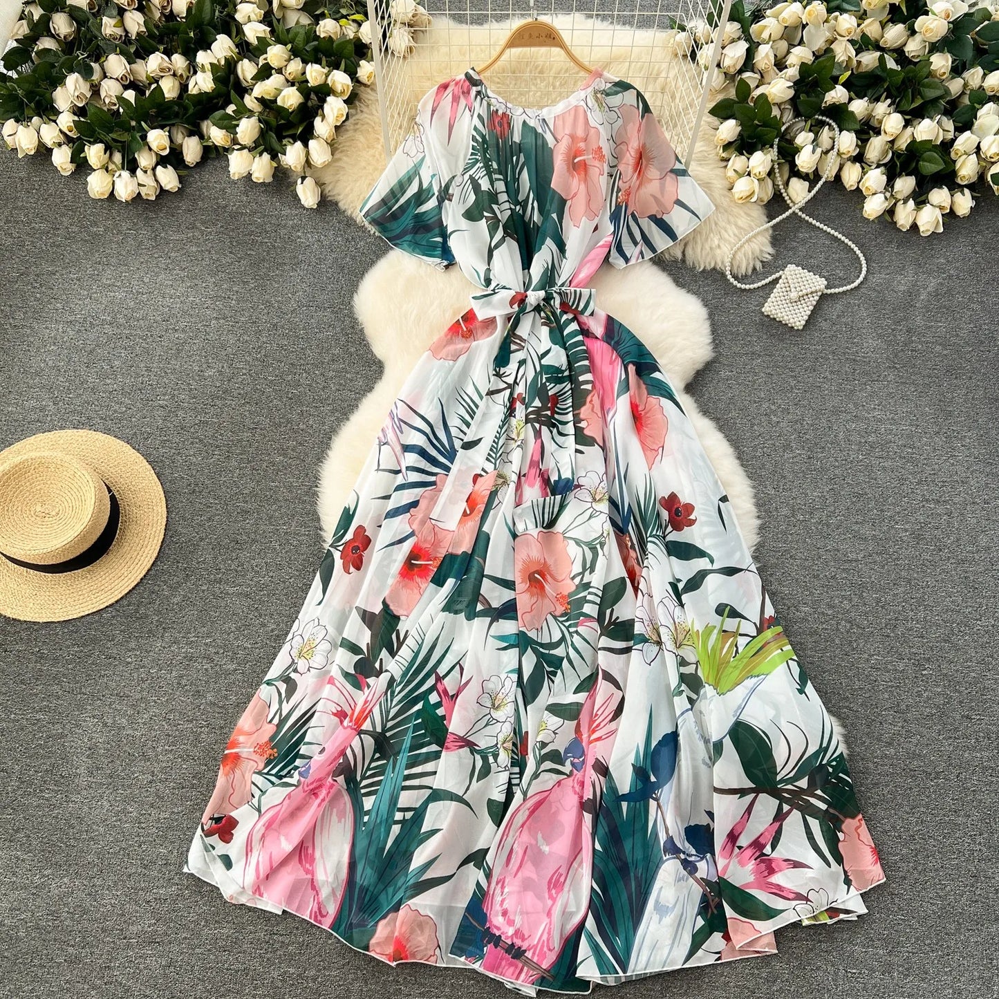 LP | Abito elegante con stampa