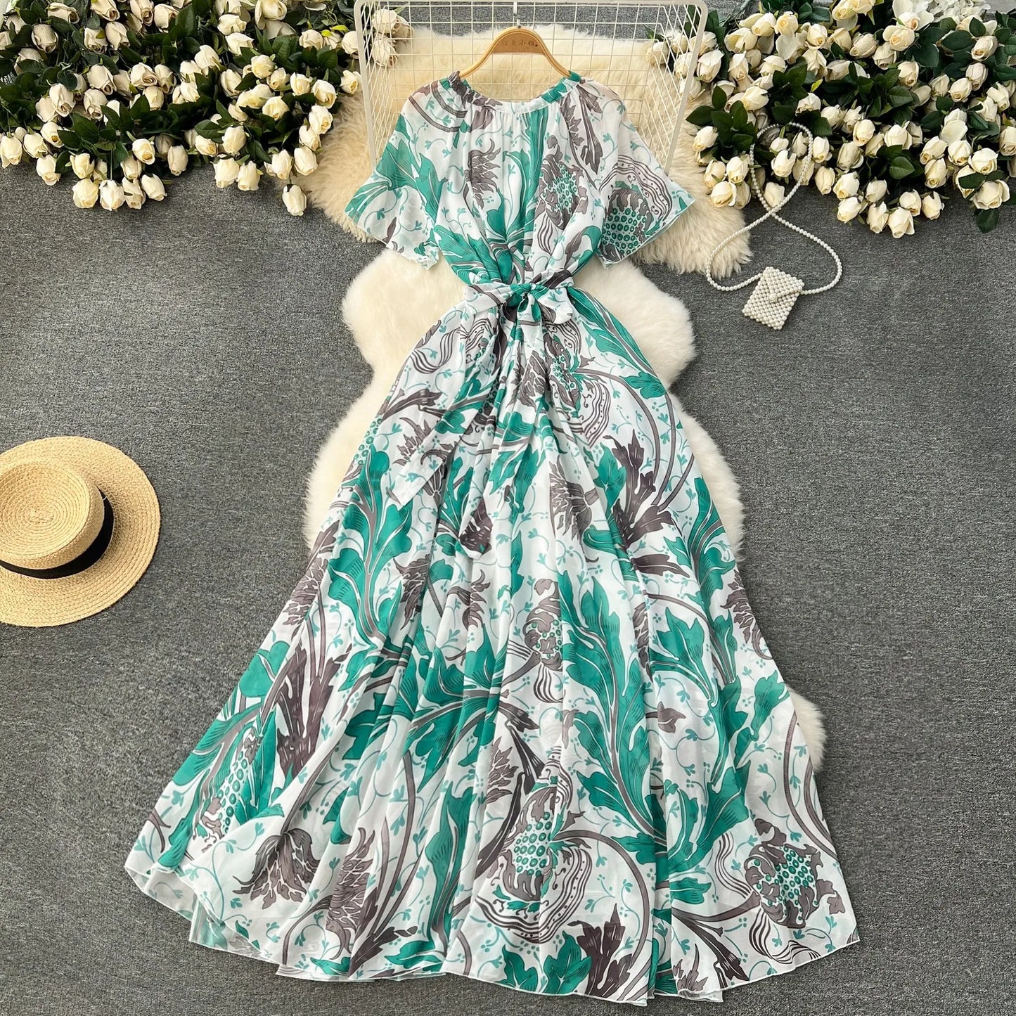 LP | Abito elegante con stampa