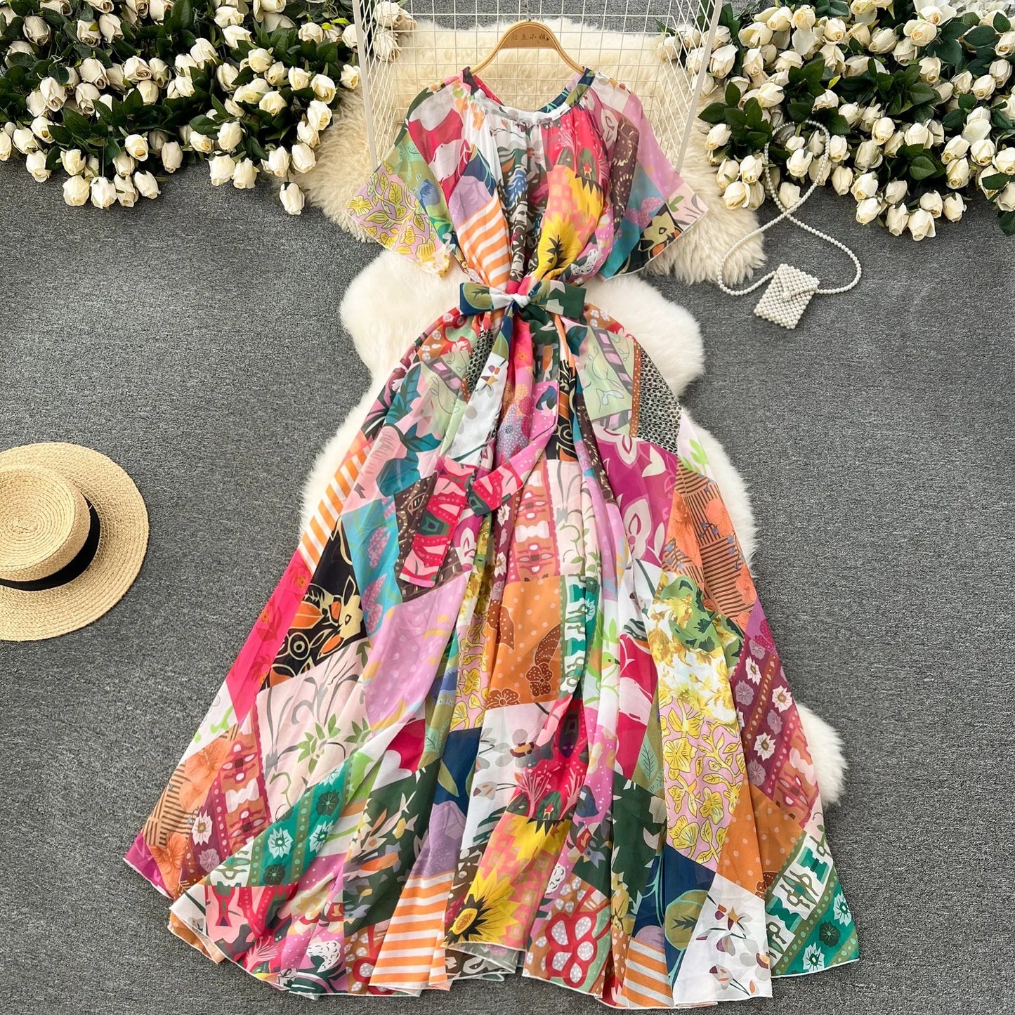 LP | Abito elegante con stampa