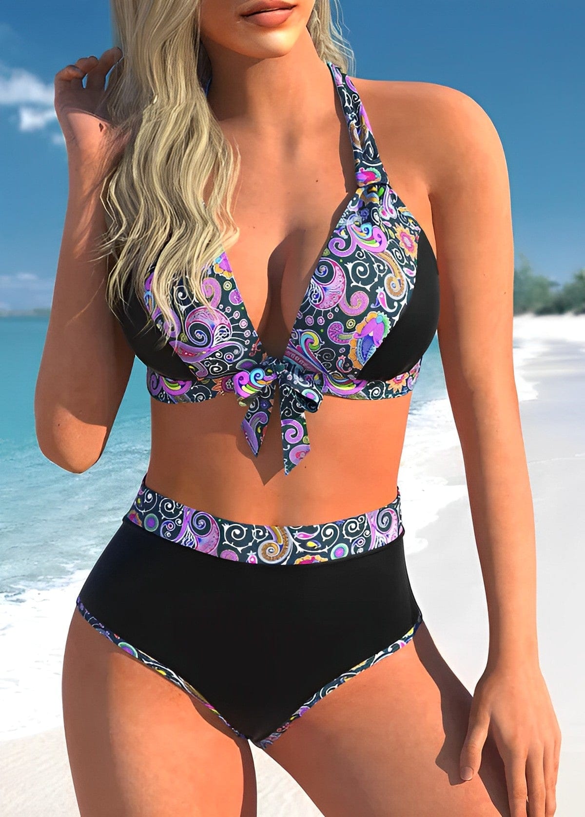 LP | Ami - Bikini con stampa mandala