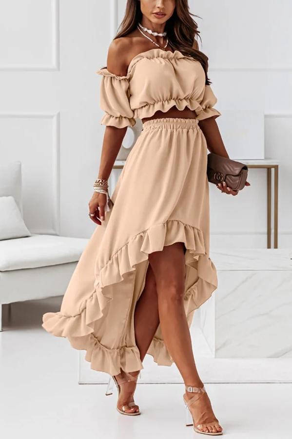 LP | Abito midi off-the-shoulder