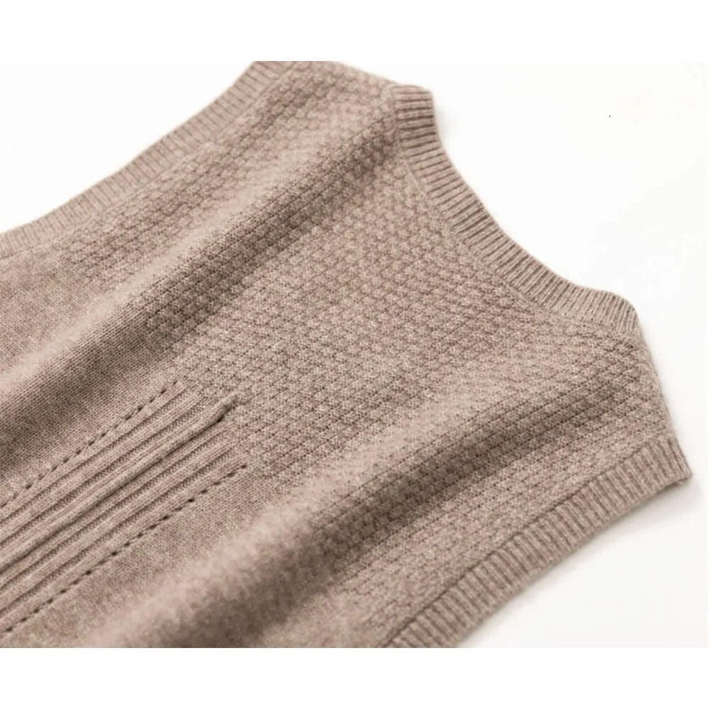 LP | Gilet a girocollo in pura lana