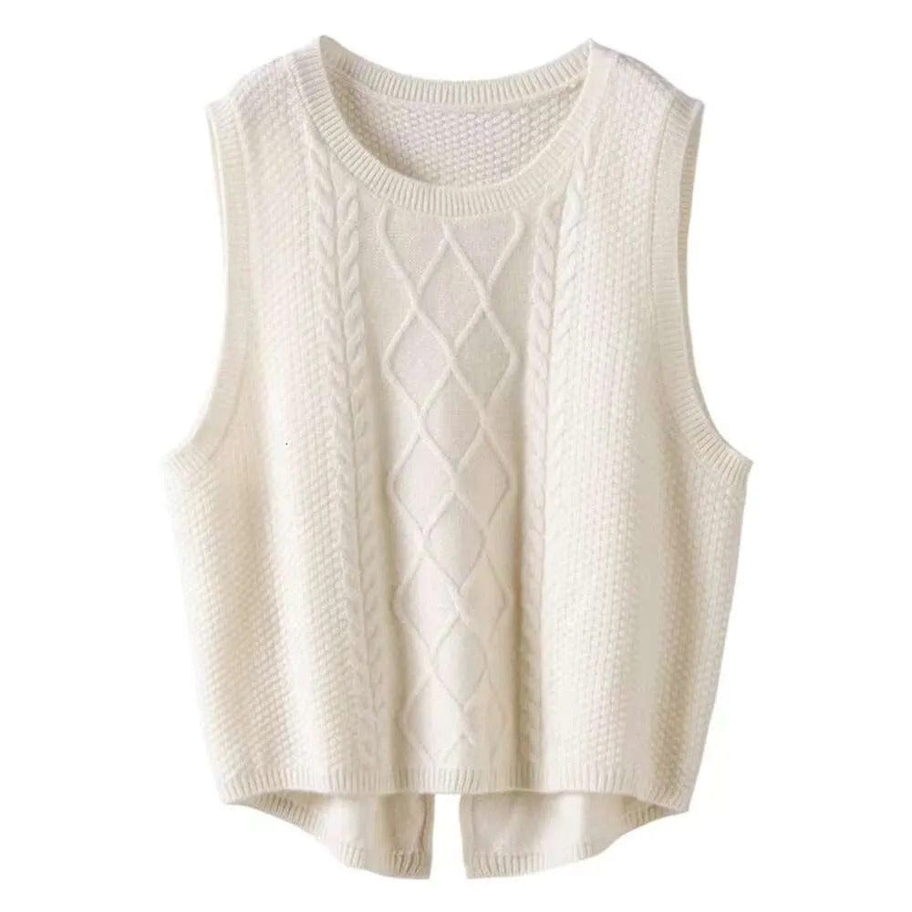 LP | Gilet a girocollo in pura lana