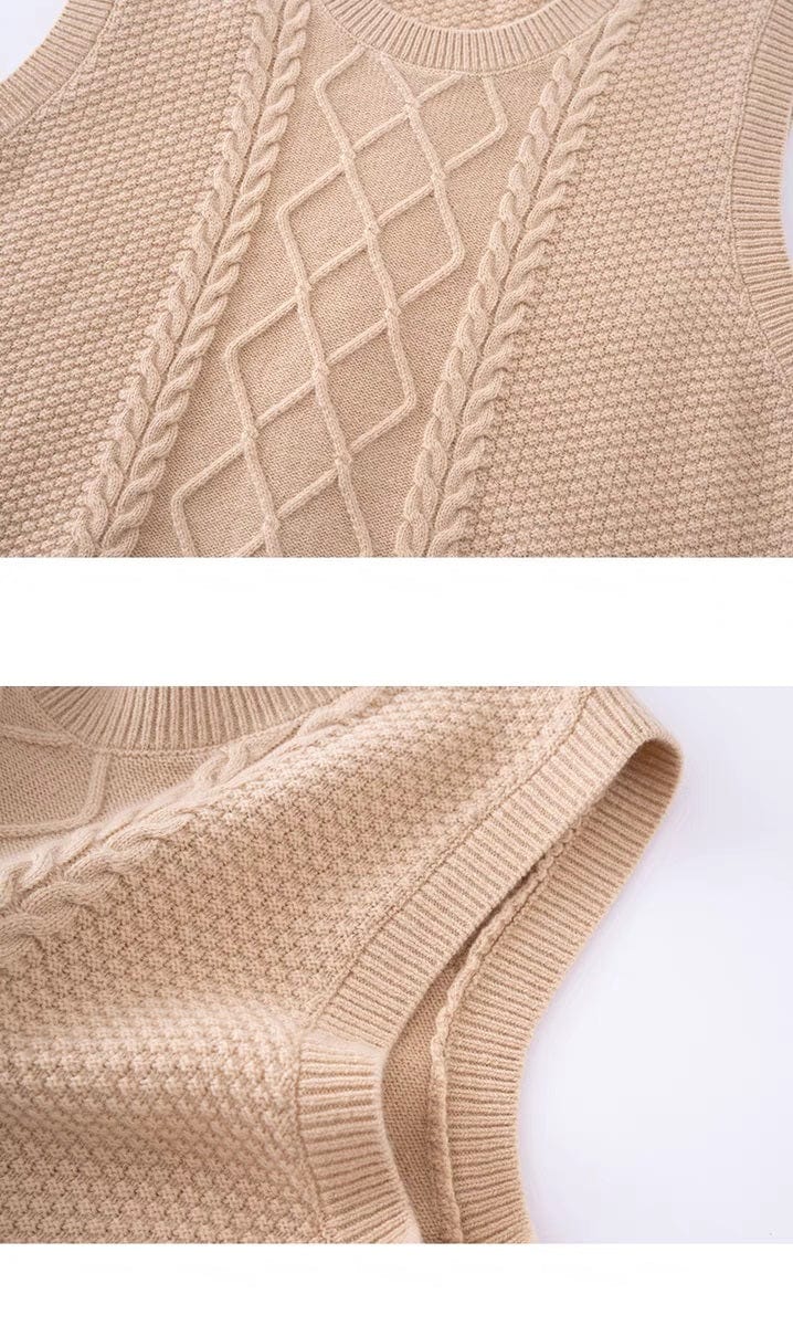 LP | Gilet a girocollo in pura lana