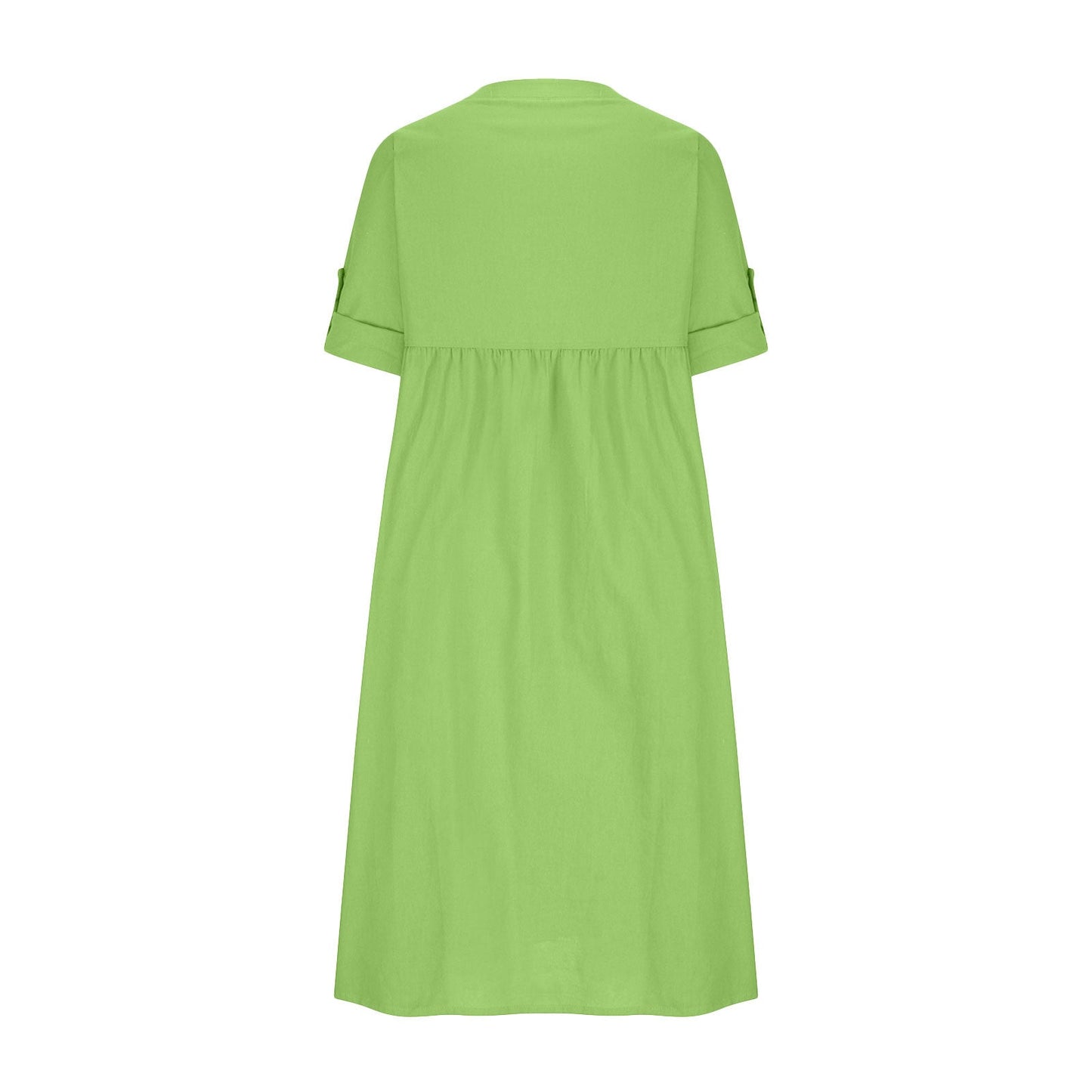 LP | Abito lungo casual in cotone e lino