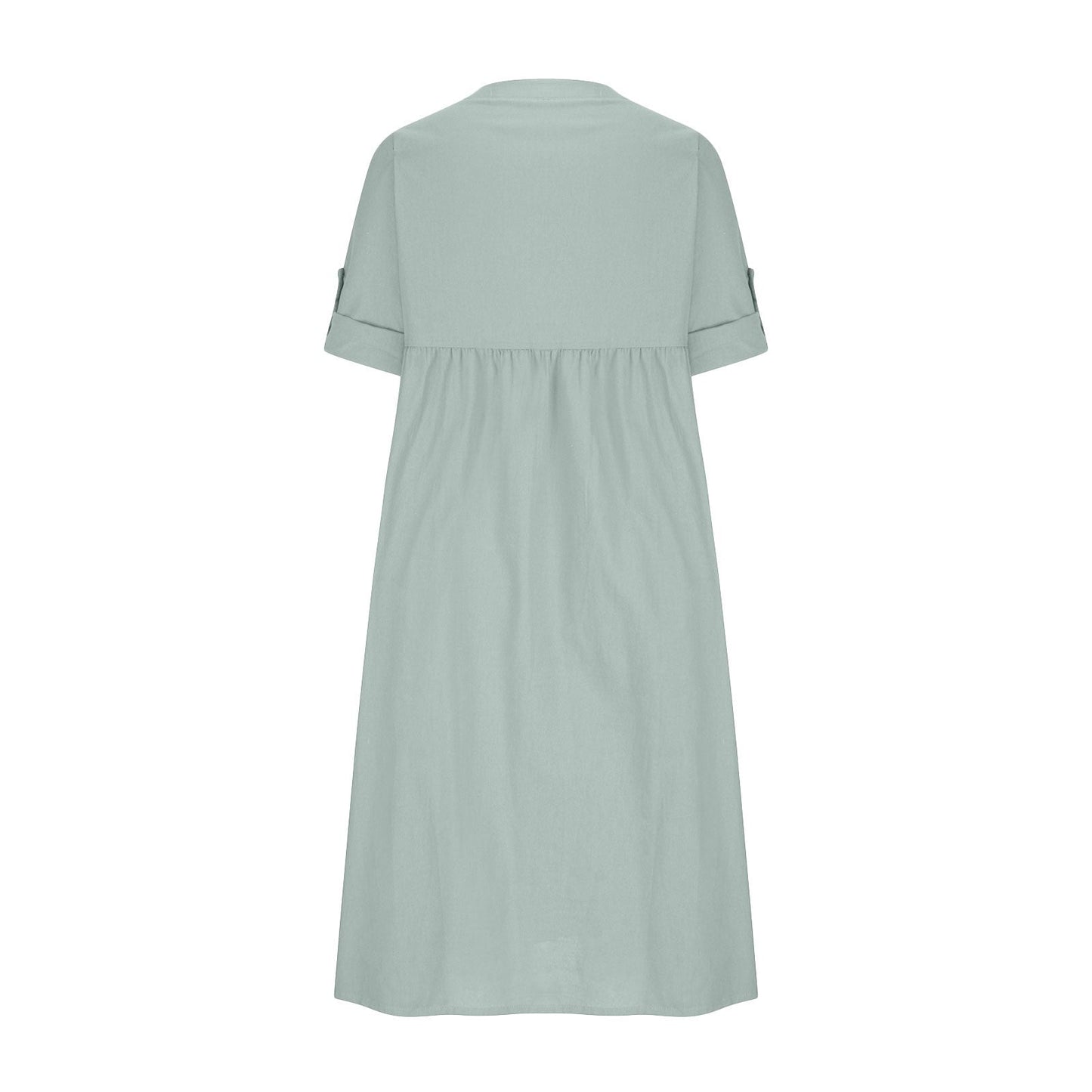 LP | Abito lungo casual in cotone e lino