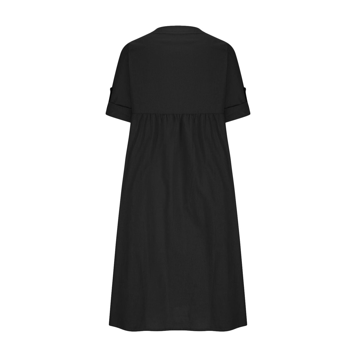 LP | Abito lungo casual in cotone e lino