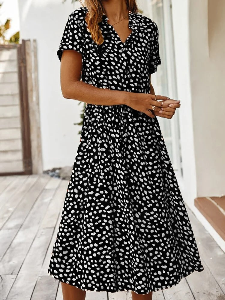 LP | abito midi da donna con cintura
