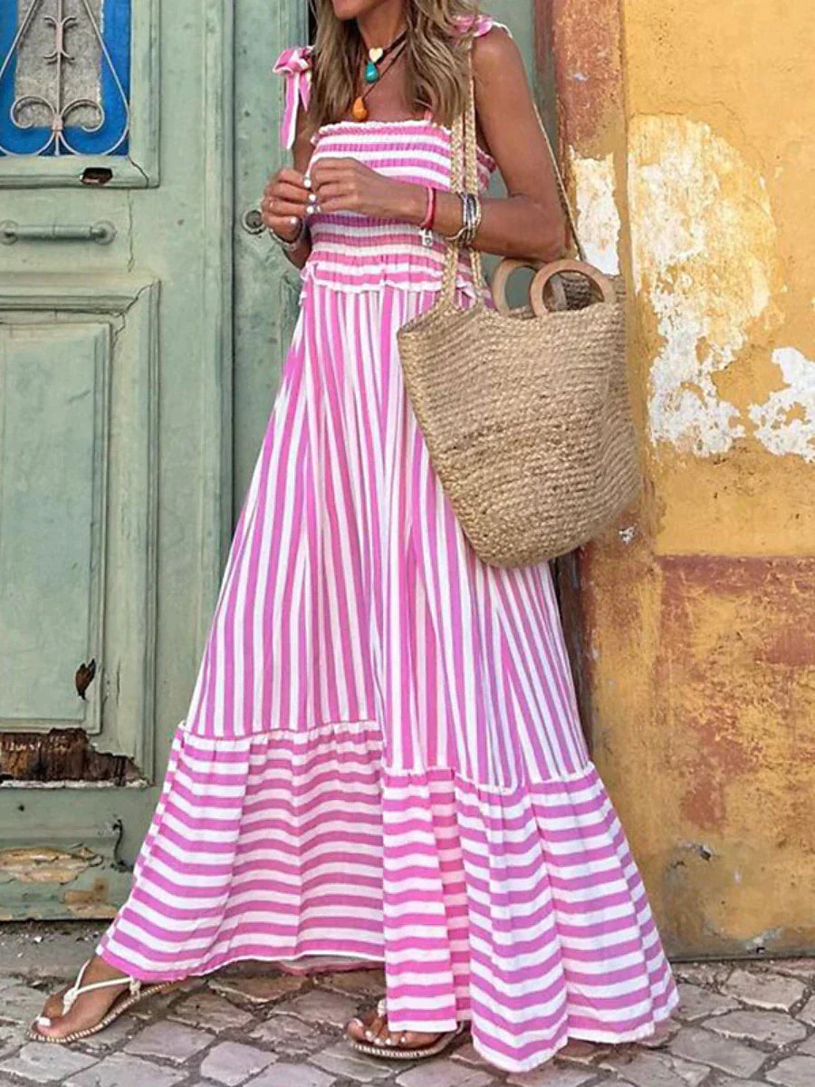 LP | Abito a righe alla moda