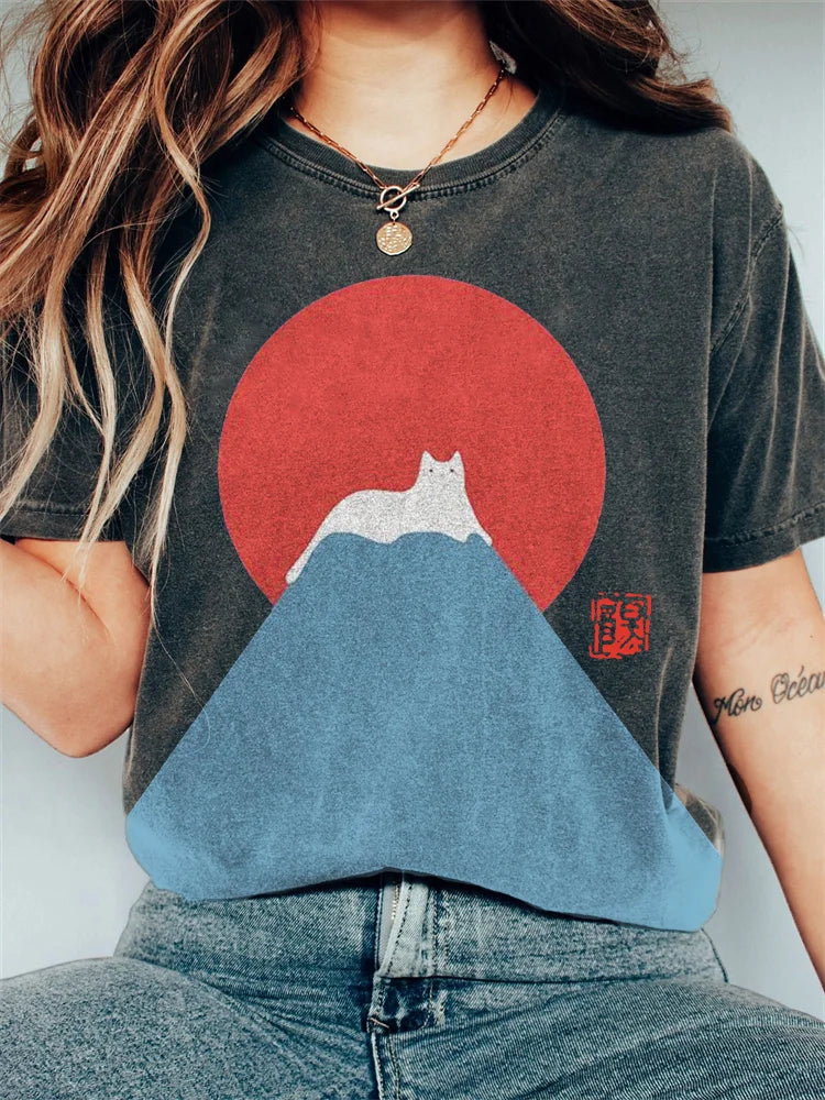 LP | Maglietta grafica Cat Mountain