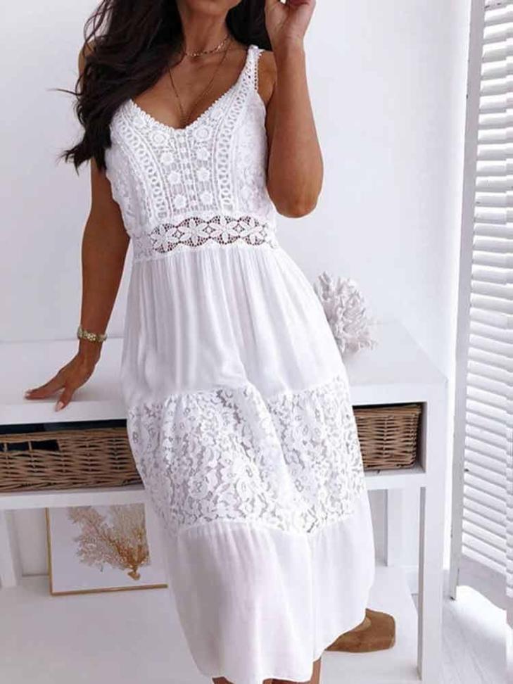 LP | Abito elegante in pizzo boho