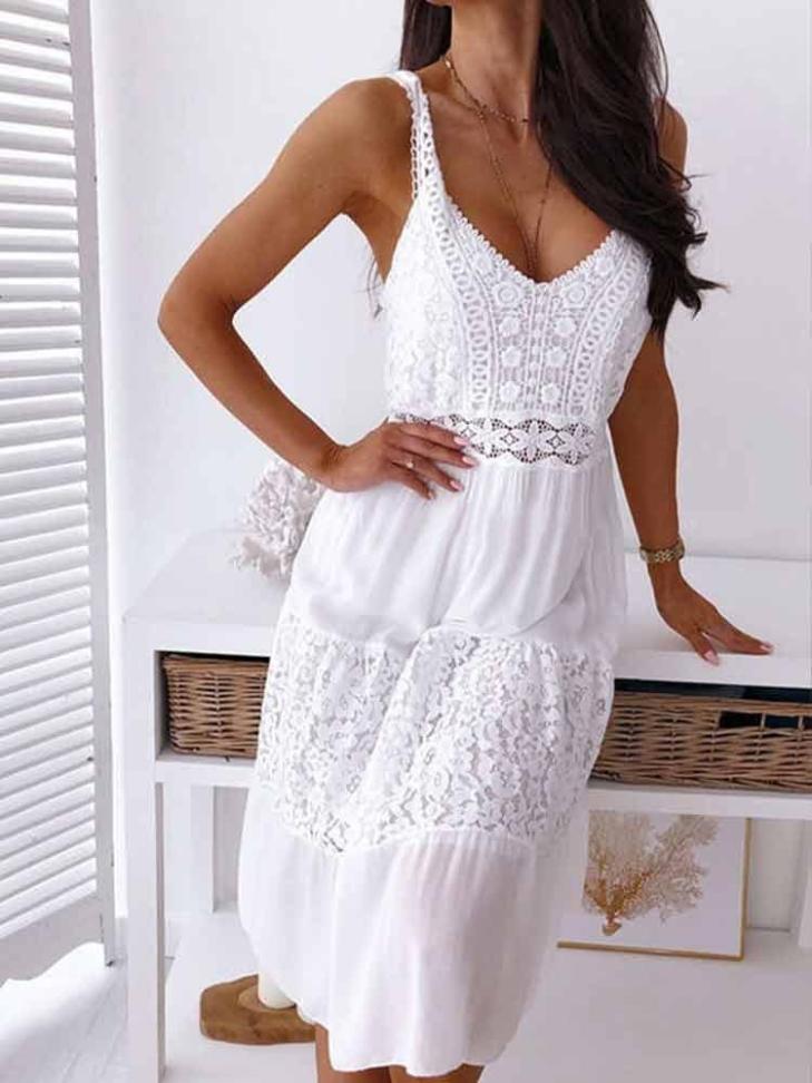 LP | Abito elegante in pizzo boho