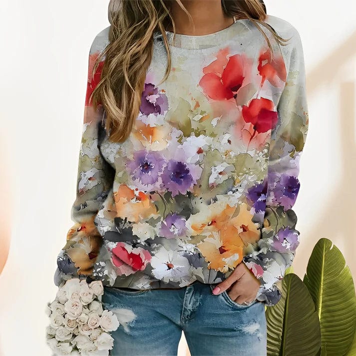 LP | Maglia alla moda con motivo floreale