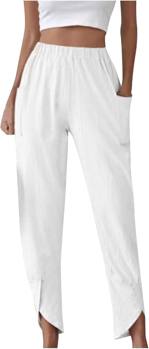 LP | Pantaloni da donna con polsini irregolari