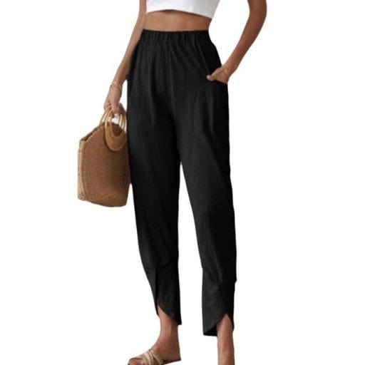 LP | Pantaloni da donna con polsini irregolari
