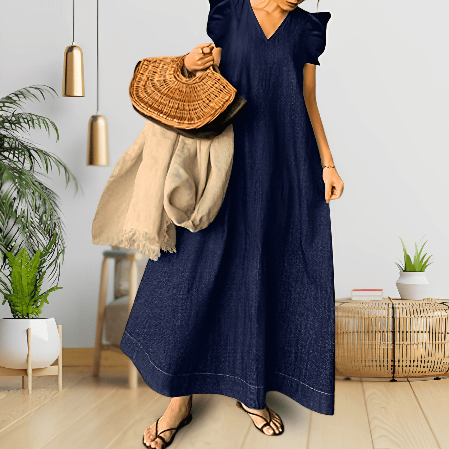 LP | Janssen - Abito elegante in stile denim