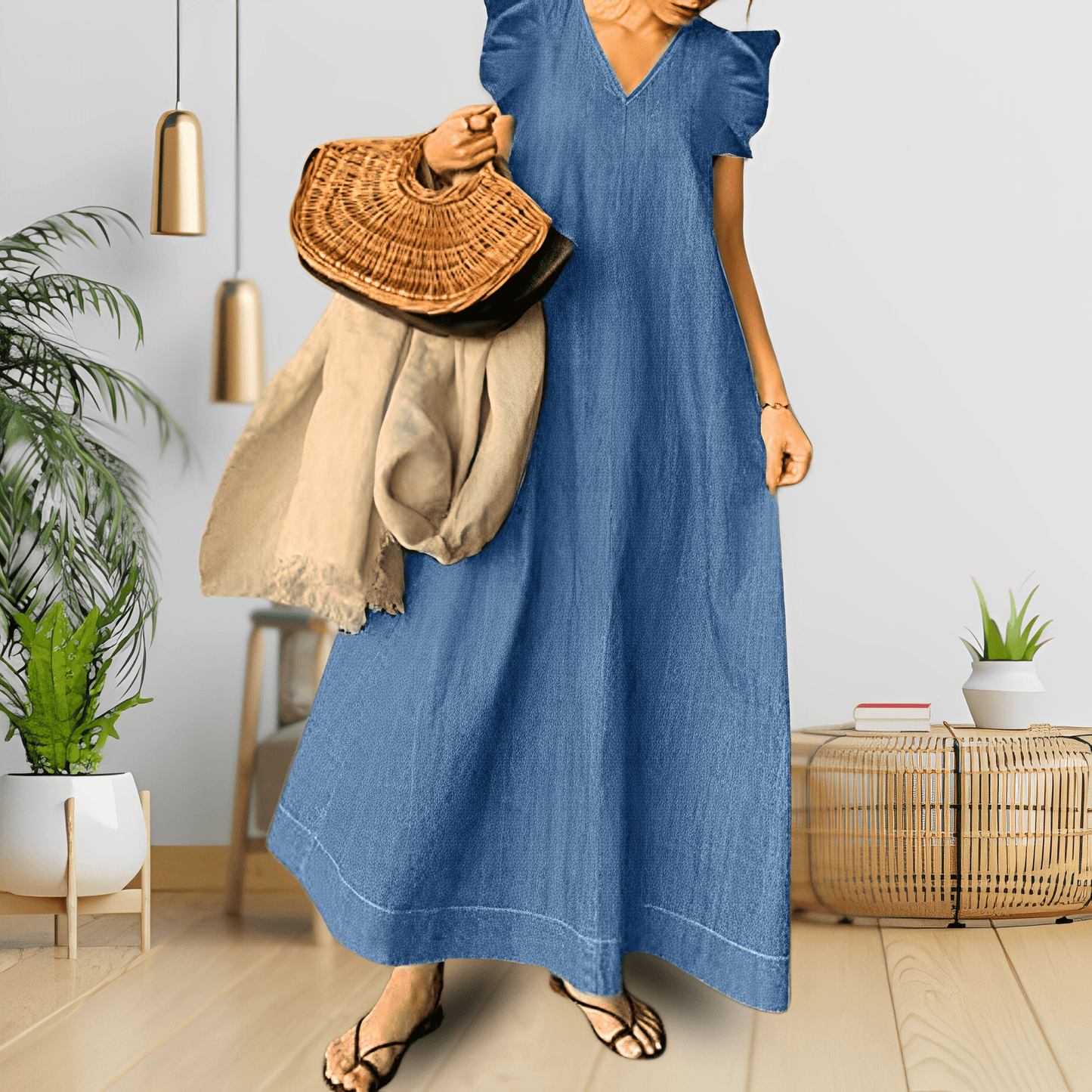 LP | Janssen - Abito elegante in stile denim