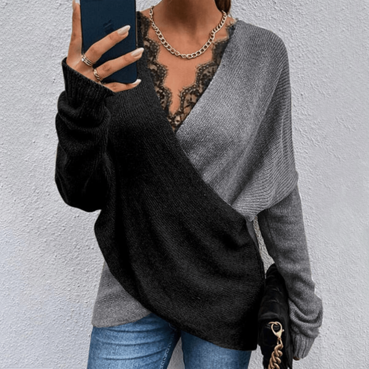 LP | Lavigne - Maglia di pizzo casual
