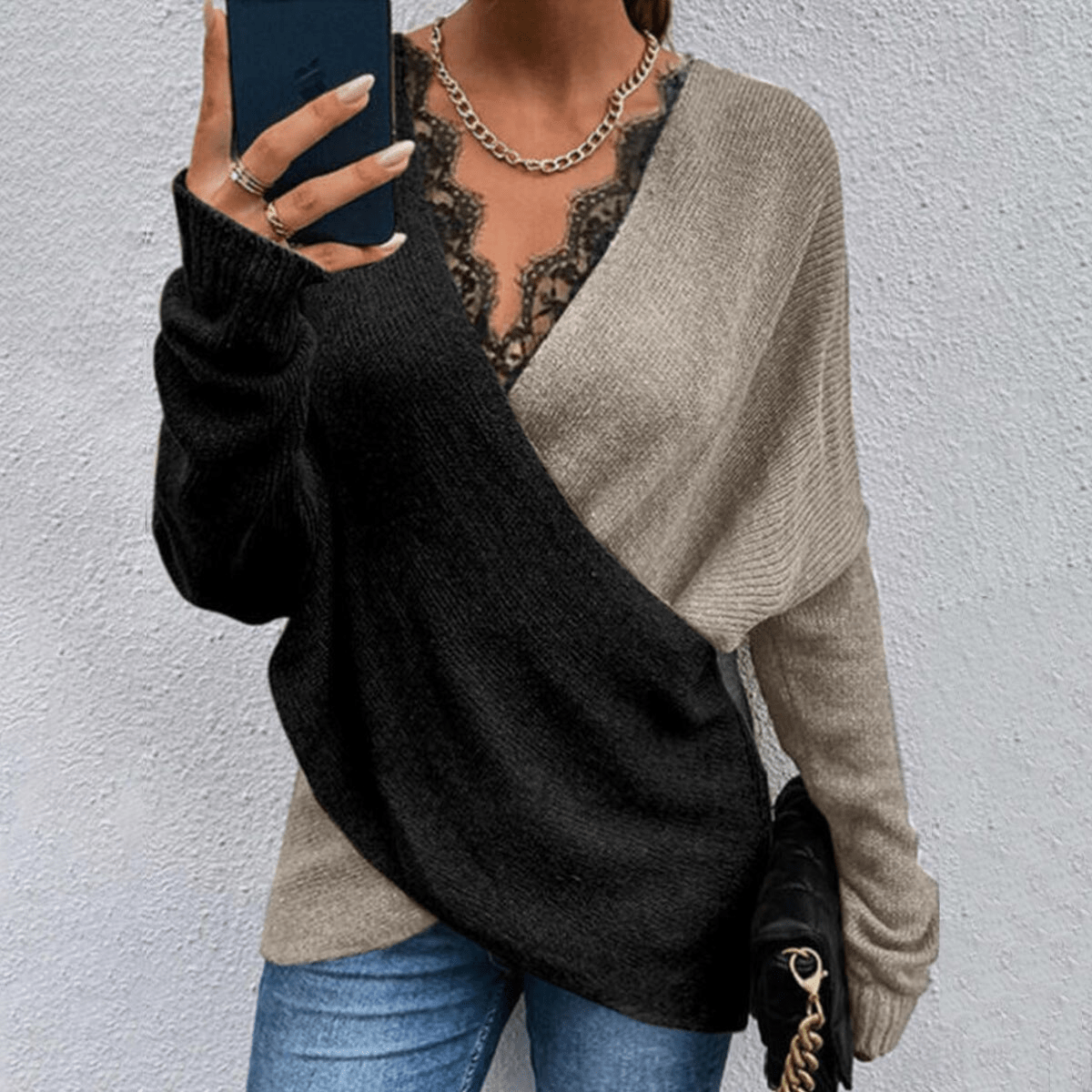 LP | Lavigne - Maglia di pizzo casual