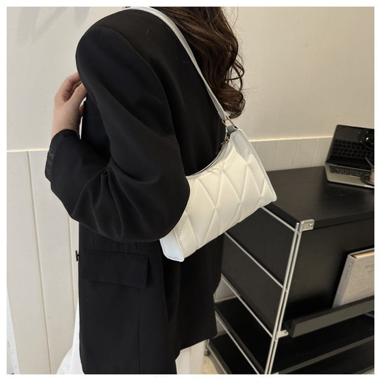 LP | Borsa a tracolla con design a diamante