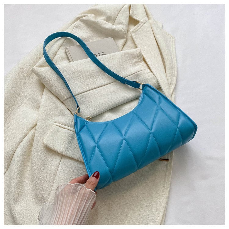 LP | Borsa a tracolla con design a diamante