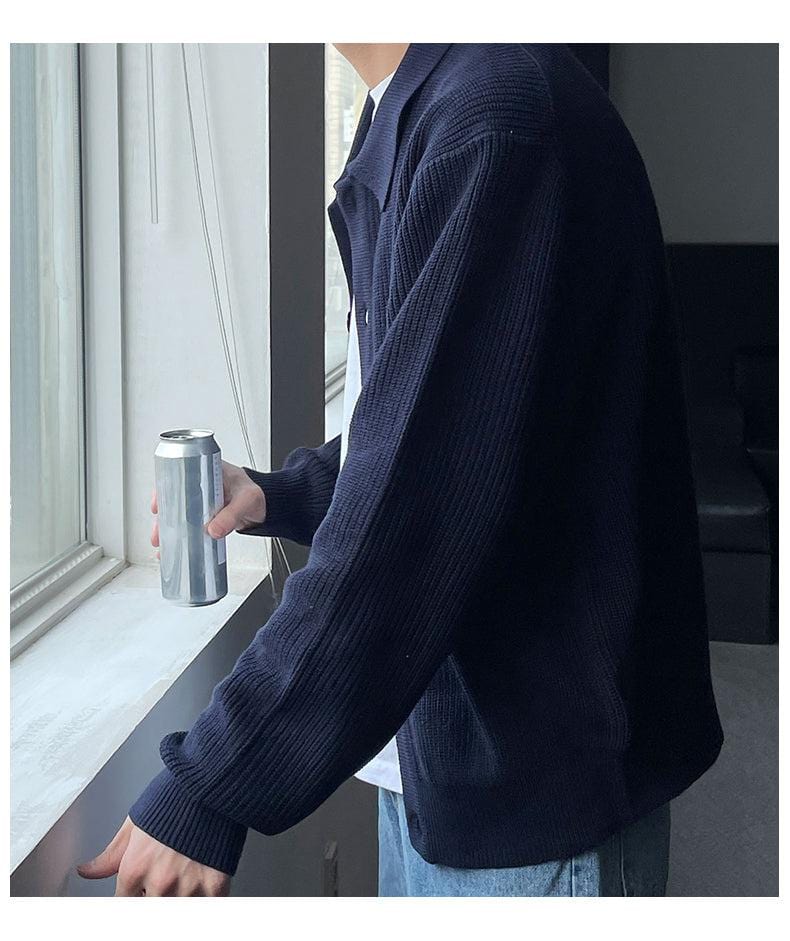 LP | Cardigan con risvolto