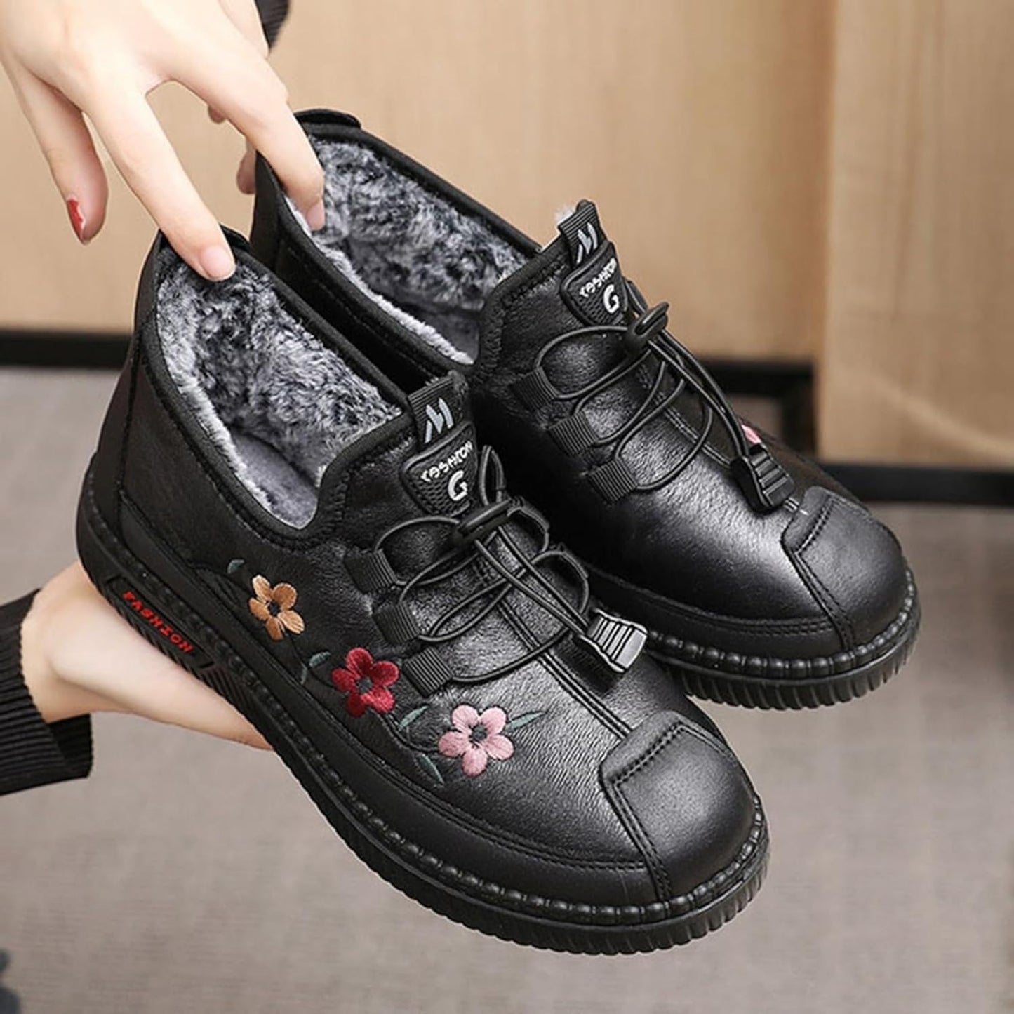 LP | Scarpe sportive invernali da donna in peluche spesso