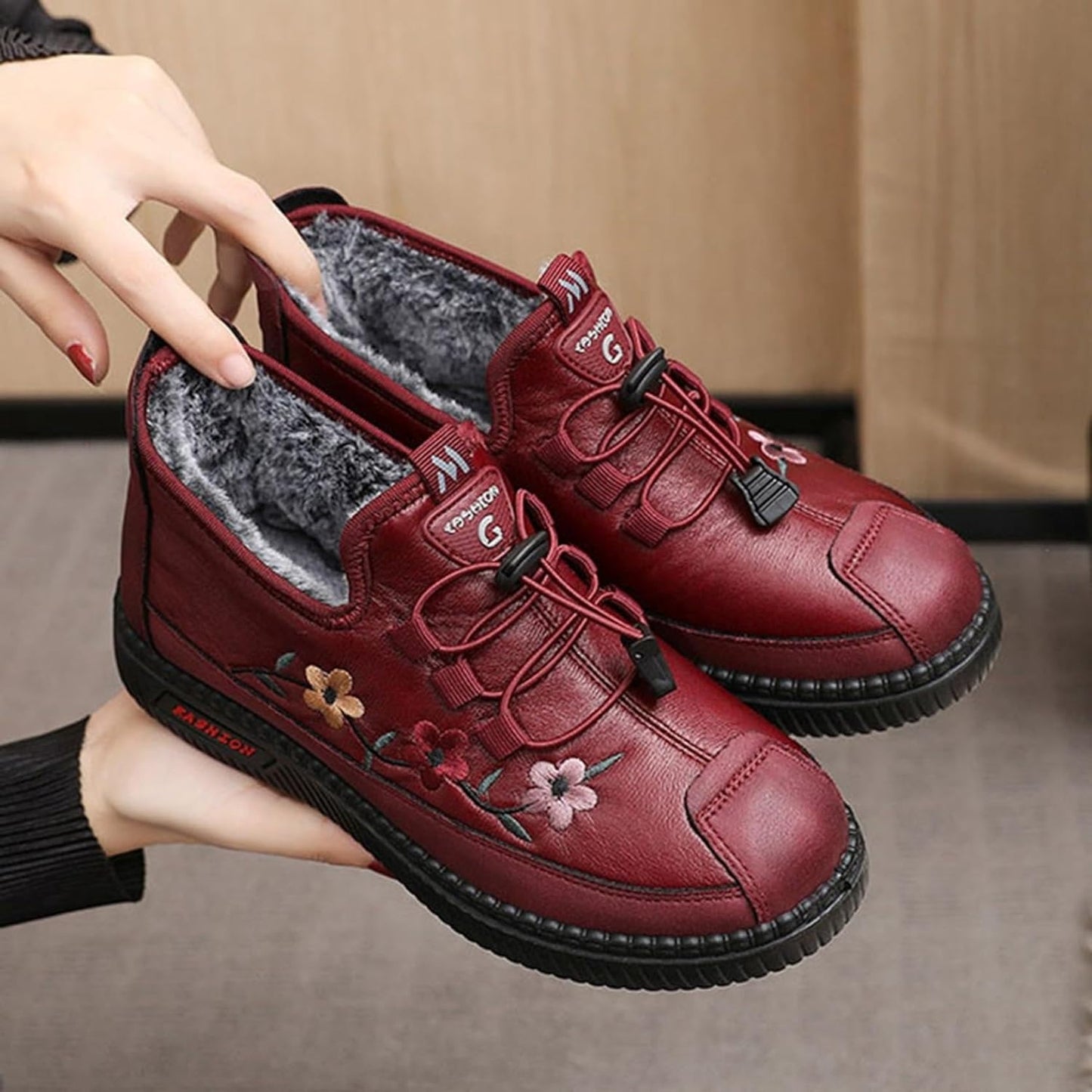 LP | Scarpe sportive invernali da donna in peluche spesso