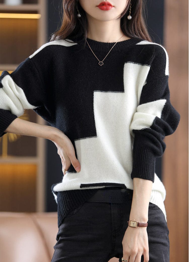 LP | Comér - Elegante maglione a scacchi