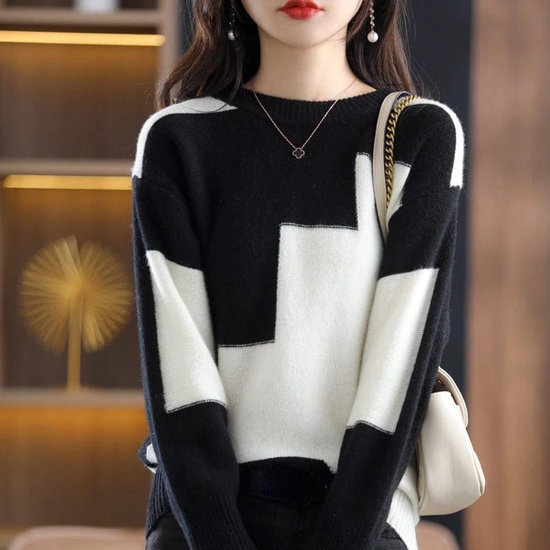 LP | Comér - Elegante maglione a scacchi