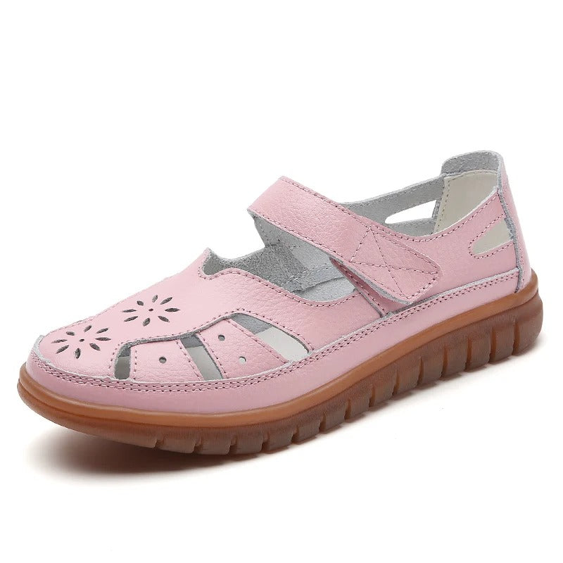 LP | Scarpe casual con motivo floreale traforato
