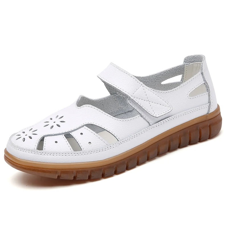LP | Scarpe casual con motivo floreale traforato