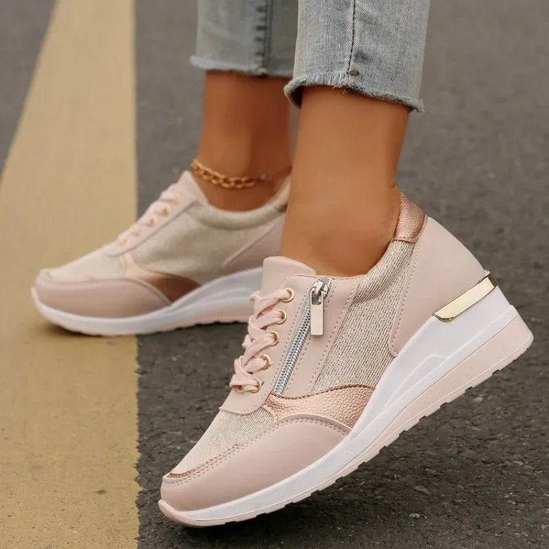 LP | Sneakers metalliche con zip