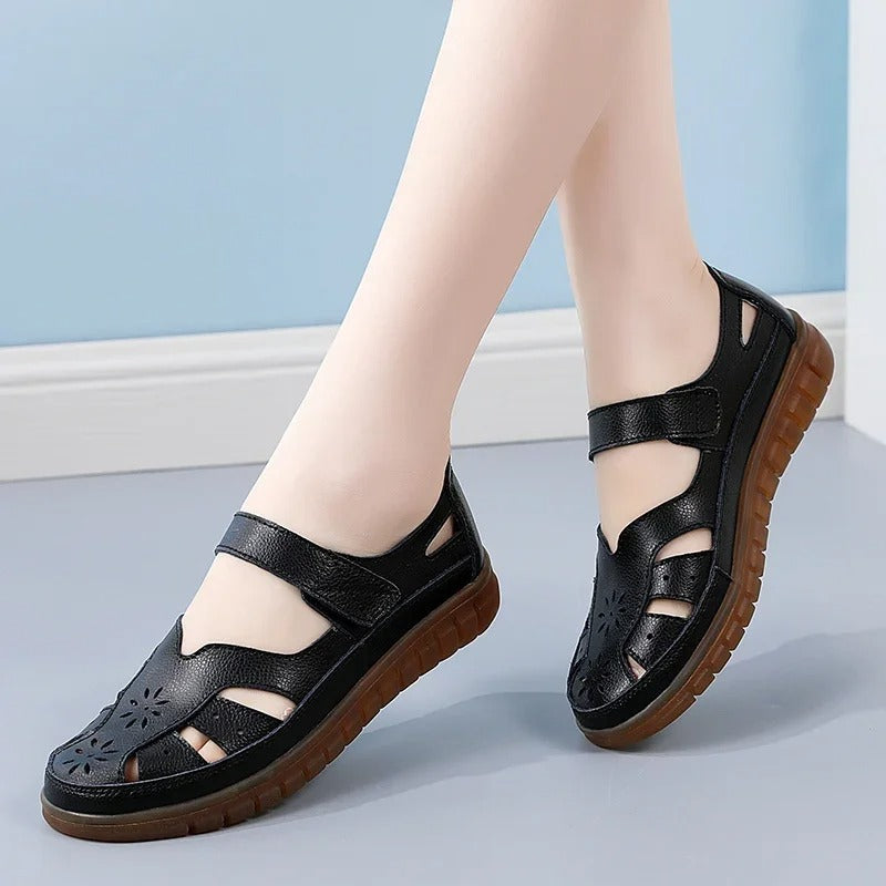 LP | Scarpe casual con motivo floreale traforato